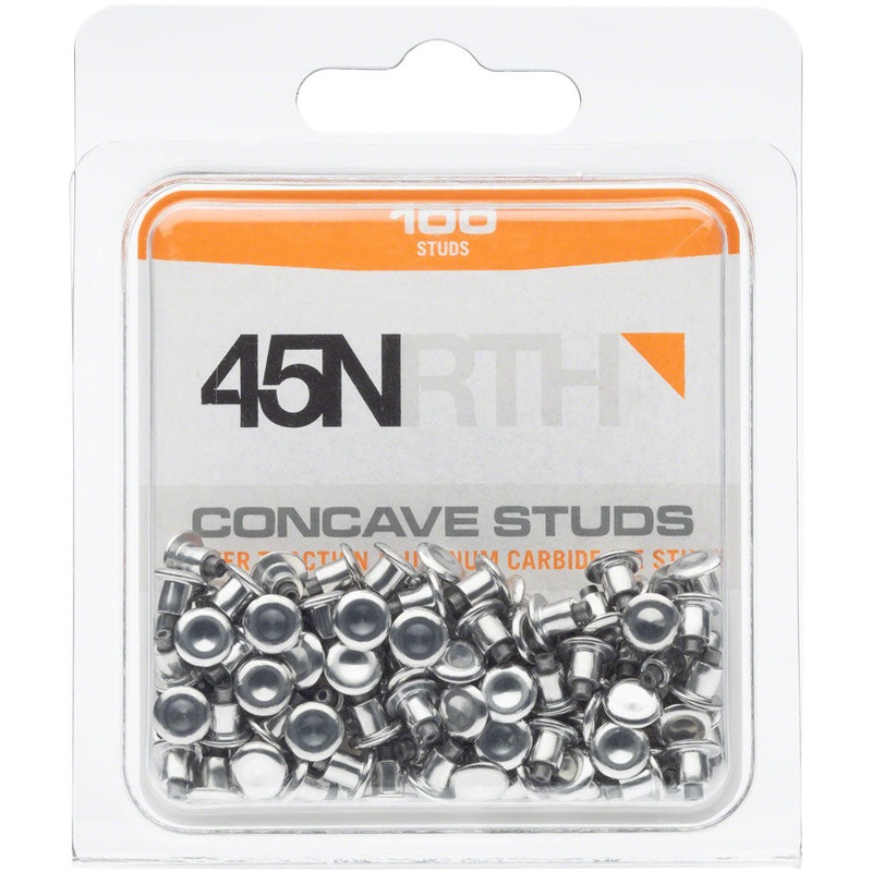 45NRTH Concave Carbide Aluminum Tire Studs – Pack of 100