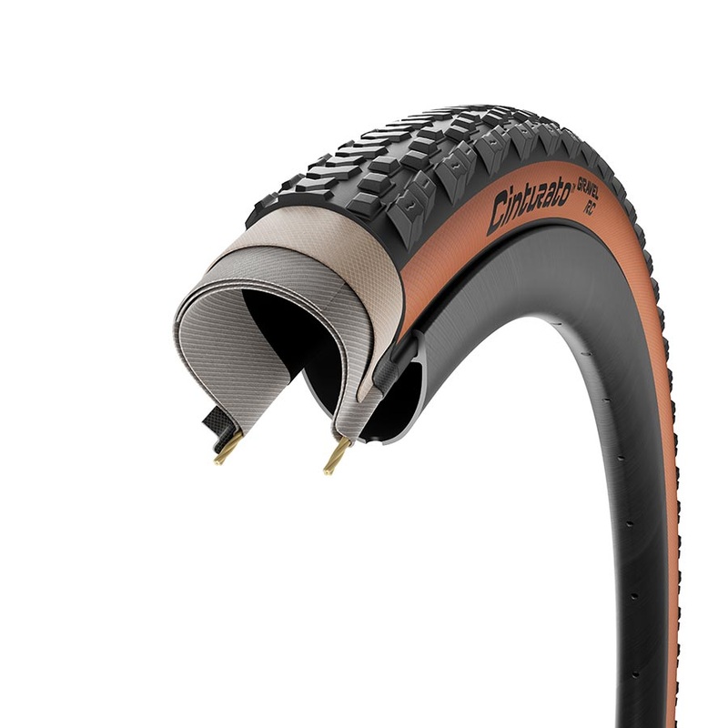 Pirelli Cinturato Gravel RC Tire – 700 x 40 Tubeless Folding Tan