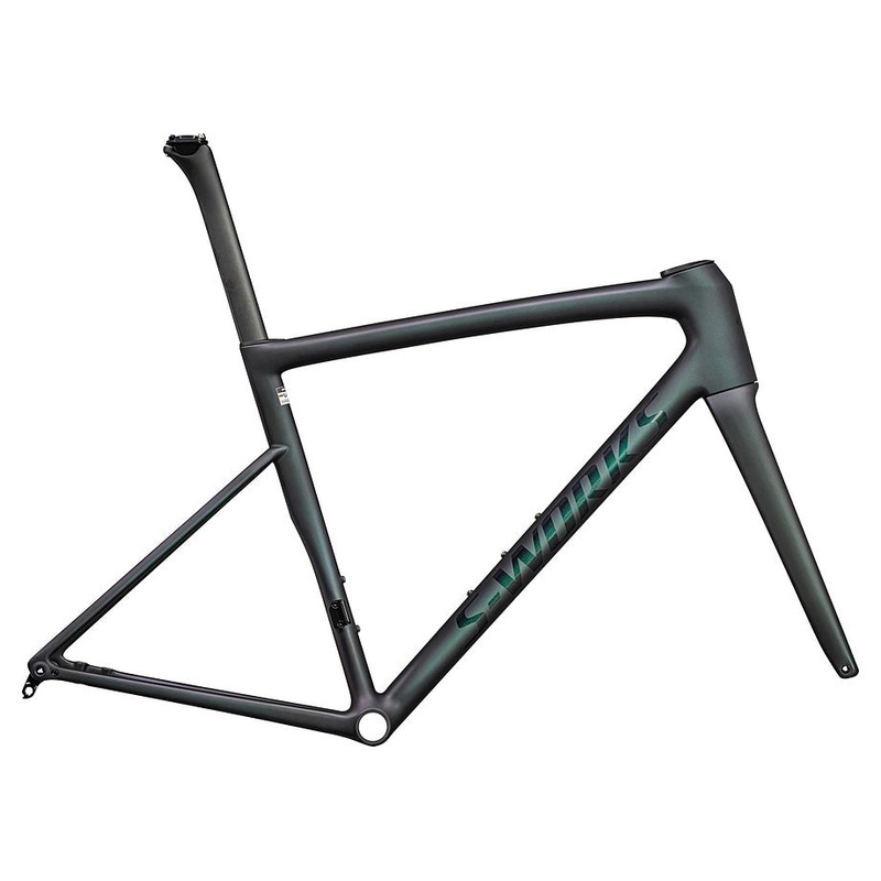 Specialized tarmac sl8 S-Works frmset satin carbon/black tint over chameleon blend/supernova 49