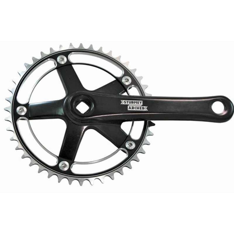 Sturmey Archer FCT66 Track Crankset (JIS) 46t 170mm – Black