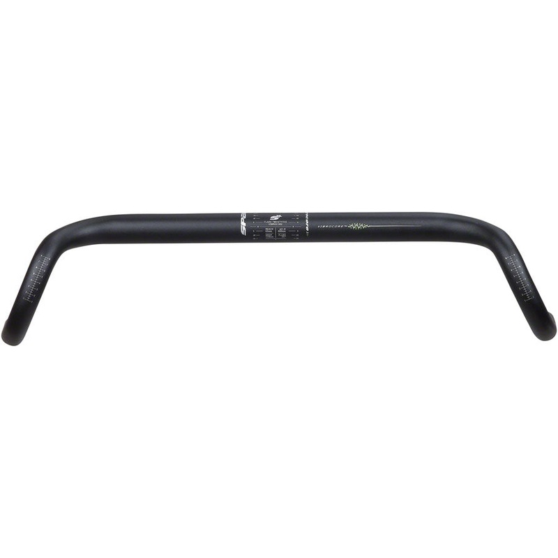 Spank Flare 25 Drop Handlebar – 50cm, 31.8mm, 25deg Flare, Black
