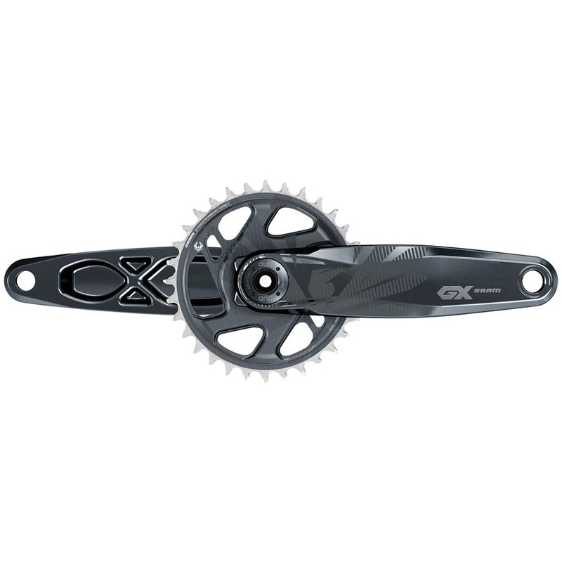 SRAM GX Eagle Fat Bike Crankset – 170mm 12-Speed 30t Direct Mount DUB Spindle Interface For 190mm Rear Spacing Lunar