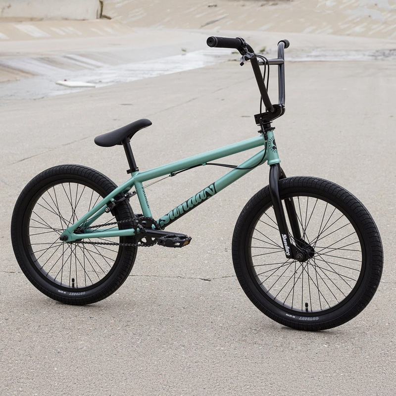 Sunday Primer Park 20.5″TT BMX Freestyle Bike-Matte Ice Green