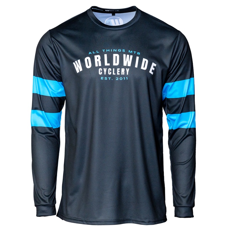 Worldwide Cyclery Jersey – Classic Long Sleeve, X-Large