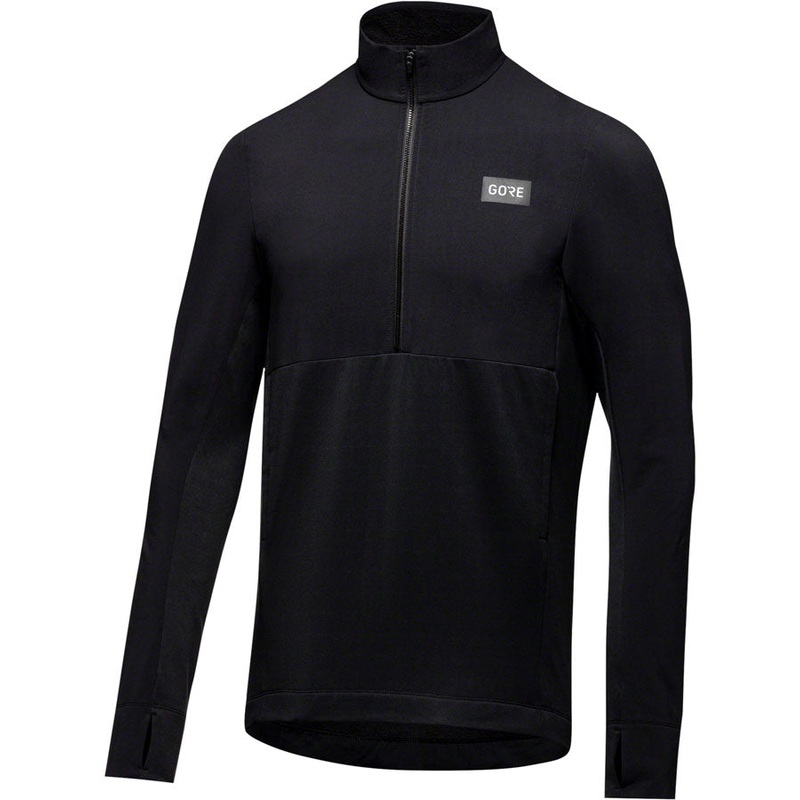 GORE Trail KPR Hybrid 1/2-Zip Jersey – Black, Men’s, Medium