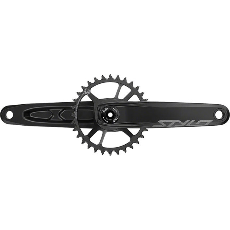 TruVativ STYLO 6K Aluminum Eagle Boost Crankset – 170mm, 12-Speed, 32t, Direct Mount, DUB Spindle Interface, Black – Open Box, New