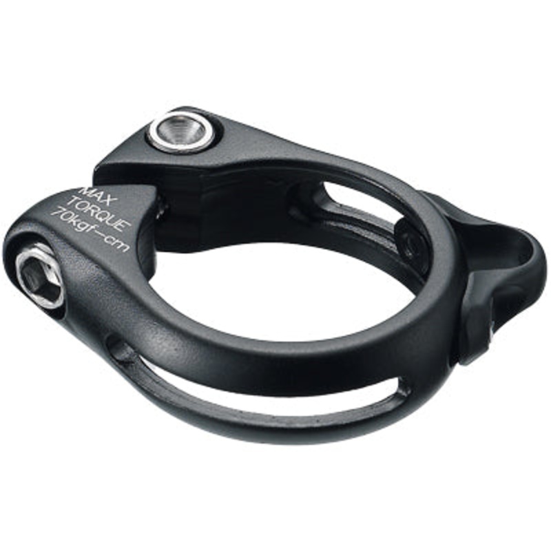 Uc Seat Clamp,Cable Guide 34.9, W/Promax Logo Aluminum Seatpost Clamp Ultracycle Seatposts