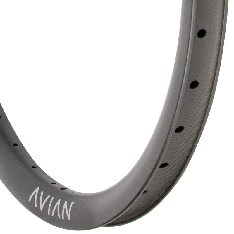 Avian Venatic Carbon Front Rim – 24 x 1-3/8″ – 28H – Matte Black