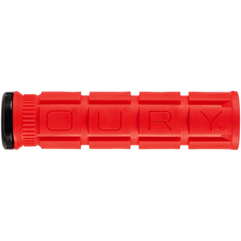 Oury Single-Sided V2 Lock-On Grips – Candy Red