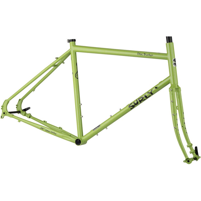 Surly Disc Trucker Frameset – 700c Steel Pea Lime Soup 62cm