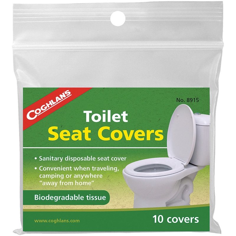 Coghlans Disposable Toilet Seat Cover 10 Pack – Hygienic Protection for Travel and Outdoor Adventures
