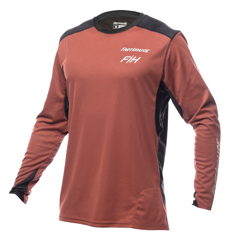 Fasthouse Alloy Rally Long Sleeve MTB Jersey – Youth – Clay-Black