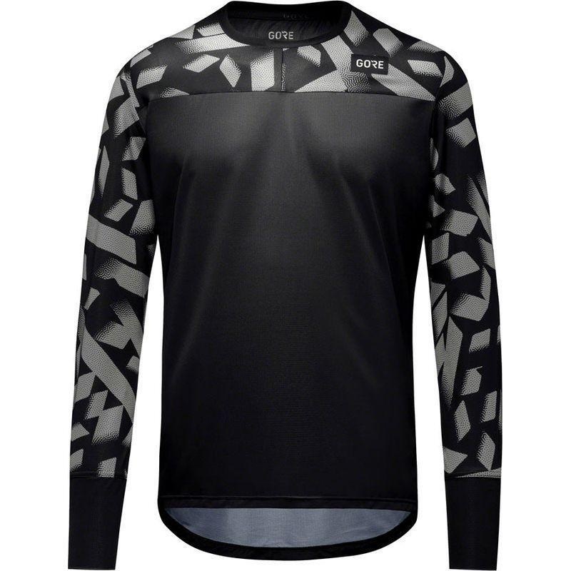 Gorewear Trail KPR Daily Long Sleeve Jersey – Black/Lab Gray Men’s Large