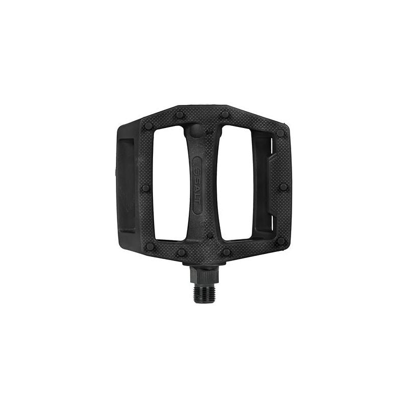 Salt, AM, Platform Pedals, Body: Nylon, Spindle: Cr-Mo, 9/16”, Black