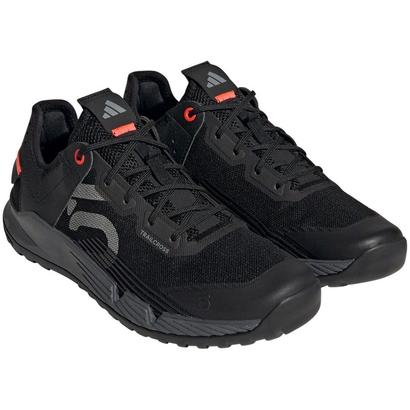 Five Ten Trailcross LT Flat Shoes – Womens Core BLK/Gray Two/Solar Red 8.5