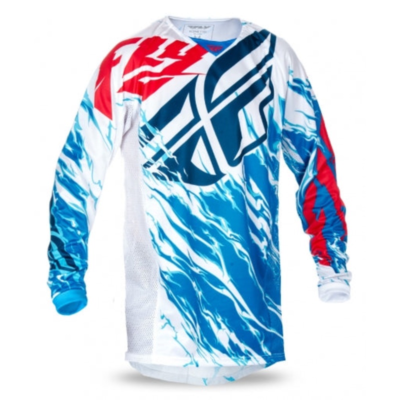 Fly Racing 2017 Relapse BMX Race Jersey-Red/White/Blue