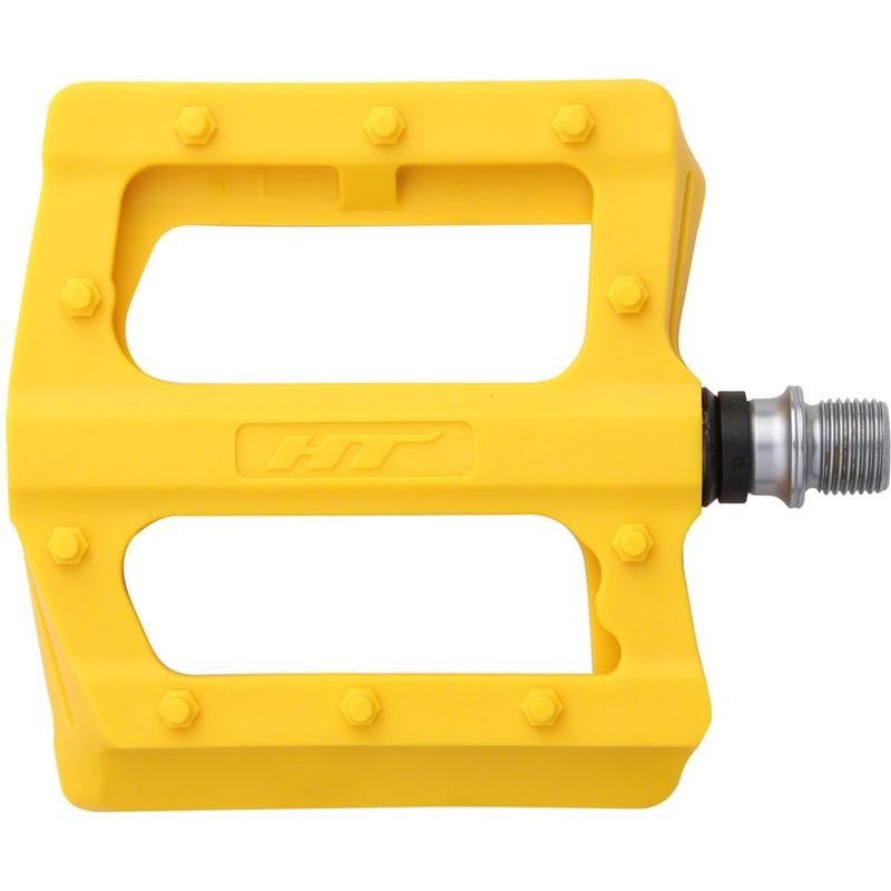 HT Components PA12 Pedals – Platform Composite 9/16 Yellow