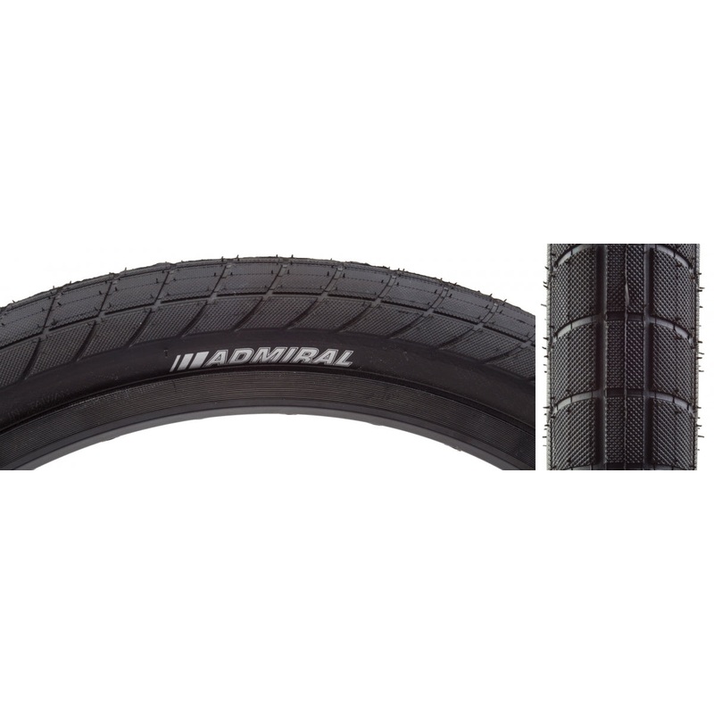 Premium Kenda Admiral Sport BMX Tires  Dual Tread Compound, Micro-Knurled Design, Reflective Sidewalls, Durable Rubber for Street & Freestyle Riding