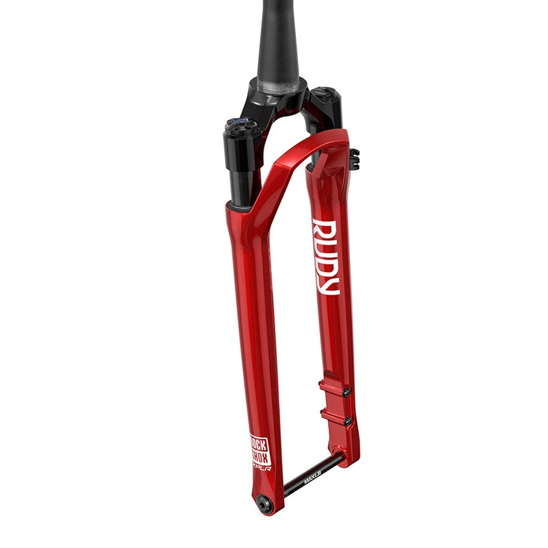 RockShox RUDY Ultimate XPLR Race Day 2 Suspension Fork – 700c 40 mm 12 x 100 mm 51 mm Offset Electric Red A2