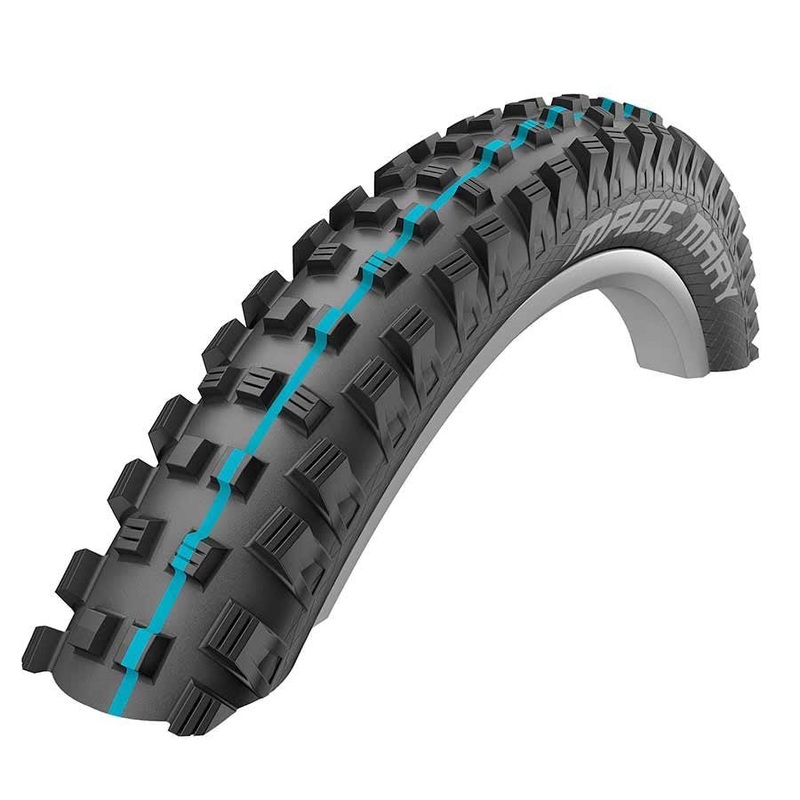 Schwalbe Magic Mary Addix Tire 29×2.60 Folding Tubeless Ready Addix Soft SnakeSkin Apex 67TPI Black