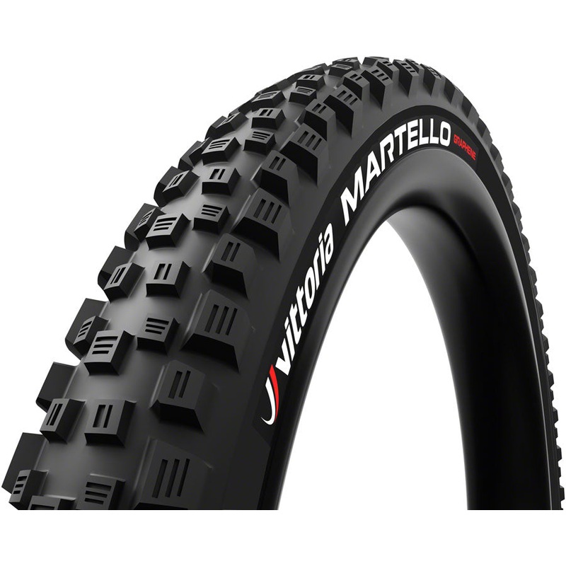 Vittoria Martello Tire – 27.5 x 2.6, Tubeless, Folding, Black, 4C Enduro, 2-Ply, G2.0