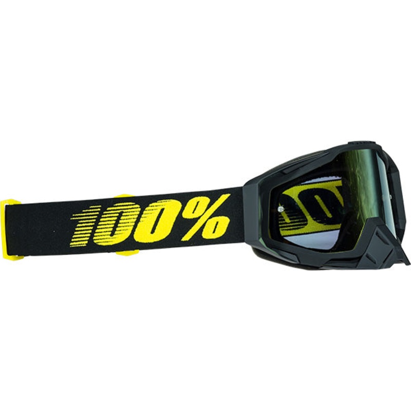 100% Racecraft Goggles-Raceday-Mirrored Gold Lens