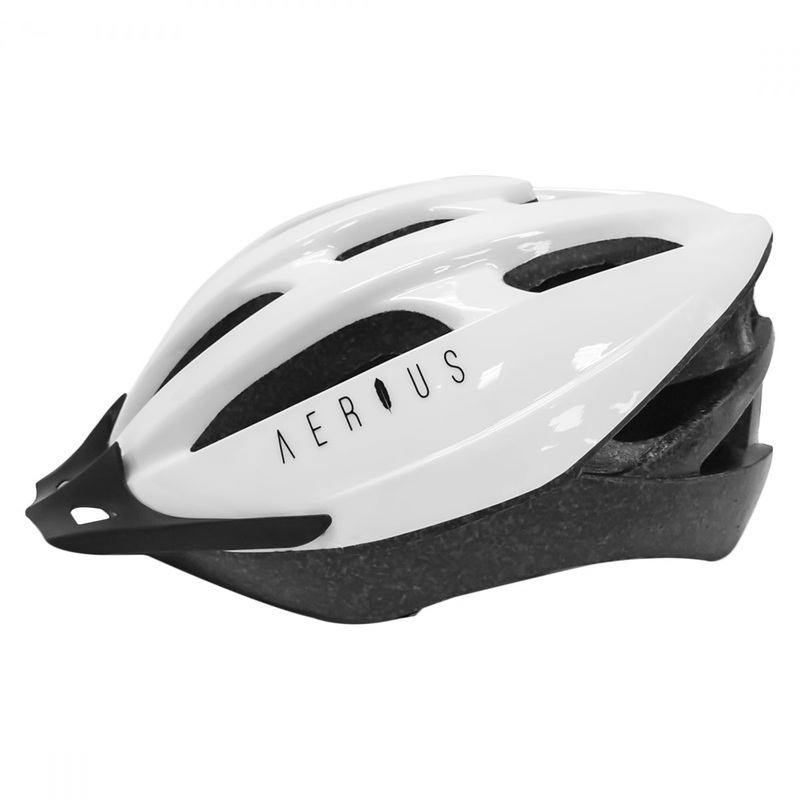 Bike Helmet Aerius V19-Sport All-Purpose In-Mold Head Lock System White Medium/Large