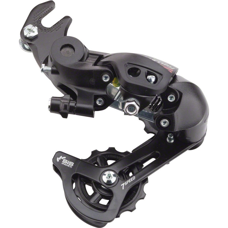 Shimano Tourney RD-A070 Rear Derailleur – 7 Speed Short Cage BLK Dropout Claw Hanger