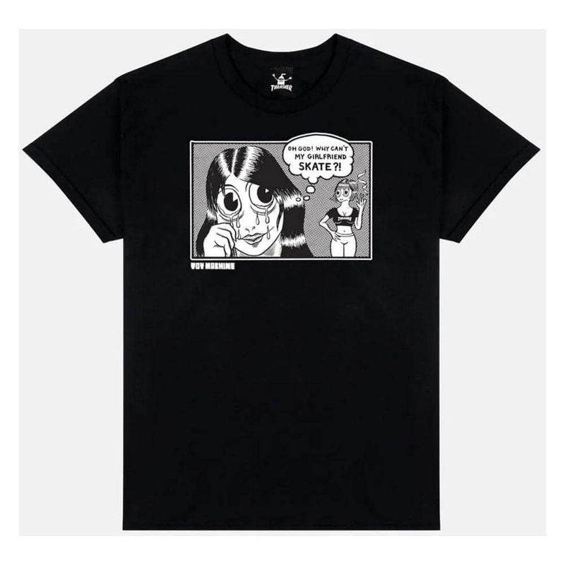 Thrasher x Toy Machine Girlfriend T-shirt Black