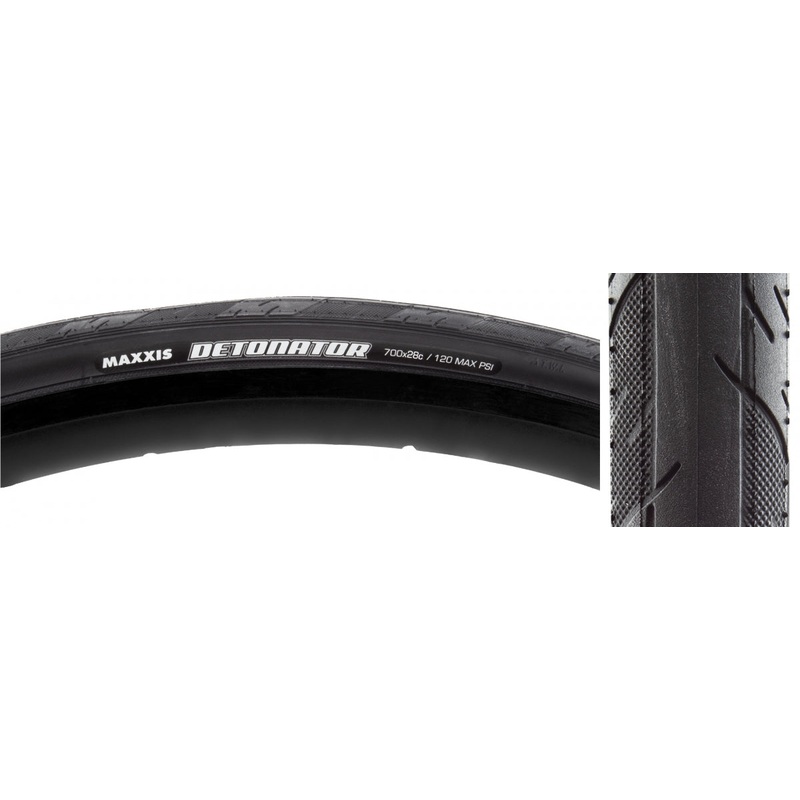 Tire Max Detonator 700X28 Black Wire/60