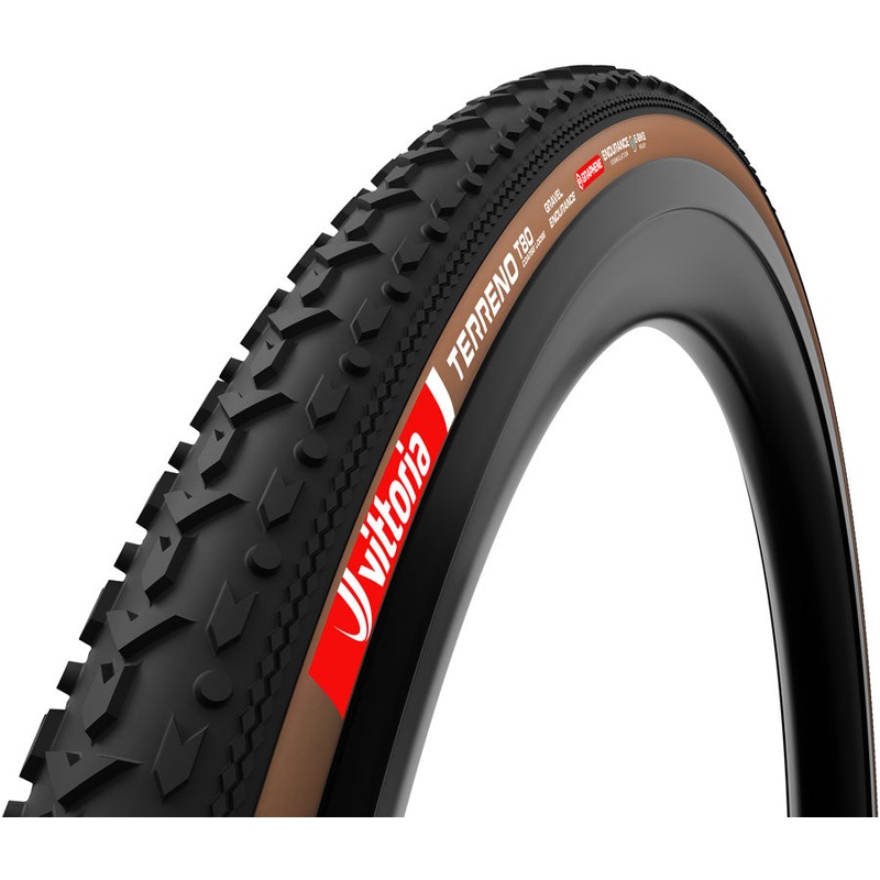 Vittoria Terreno T80 Coarse Loose Tire – 700 x 40, Tubeless, Folding, Black/Brown, Gravel Endurance, Graphene, G2.0 11A00814