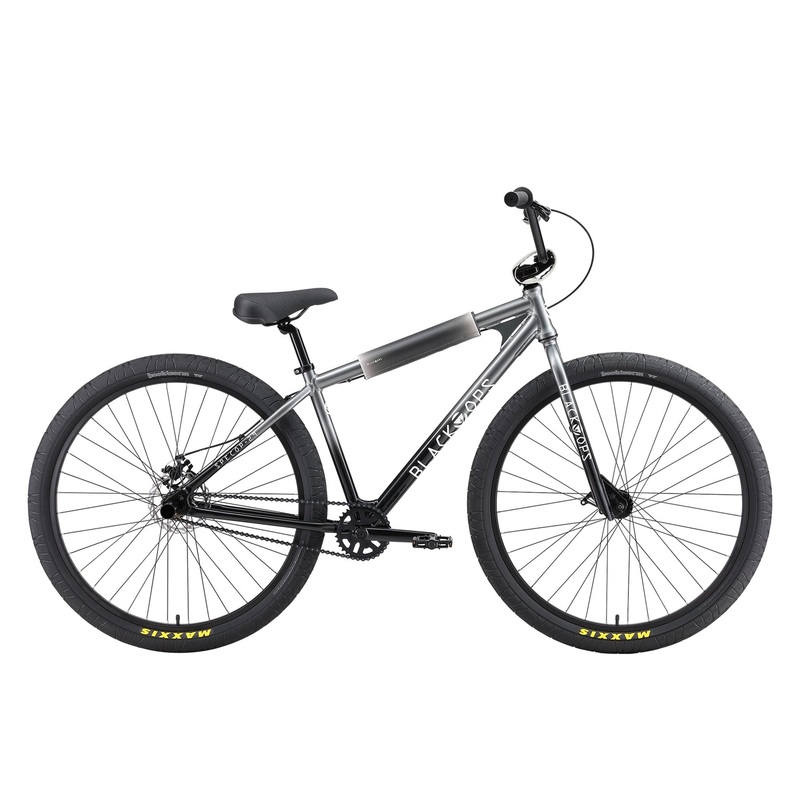 Black Ops SpecOp 29″ Disc BMX Freestyle Bike-Grey/Black Fade