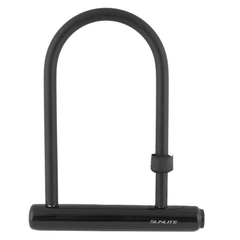 Sunlite Standard U-Lock 12mm 4×7.75`/10.16×19.68cm Keyed Alike Blk #3