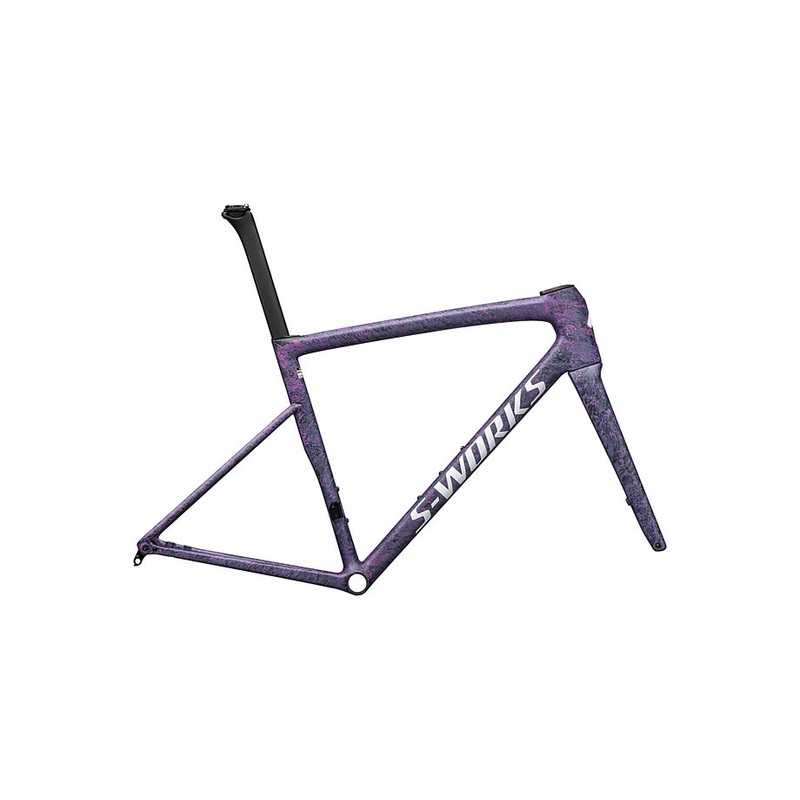 Specialized tarmac sl8 S-Works frmset satin carbon / rebel pink + deep lake metallic blurred impasto / gloss white 54