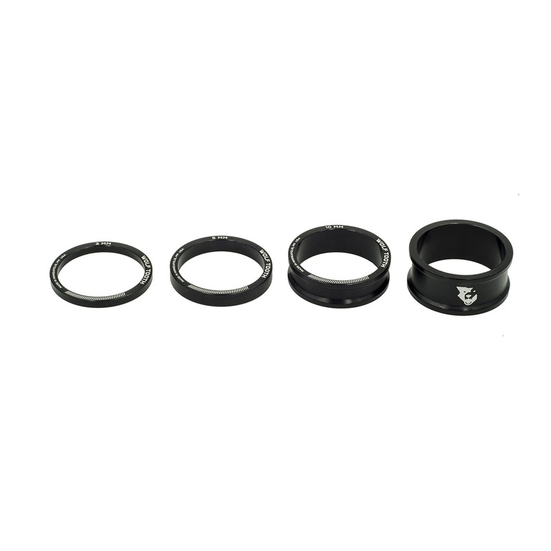 Wolf Tooth Components Precision Headset Spacer Kit – Black