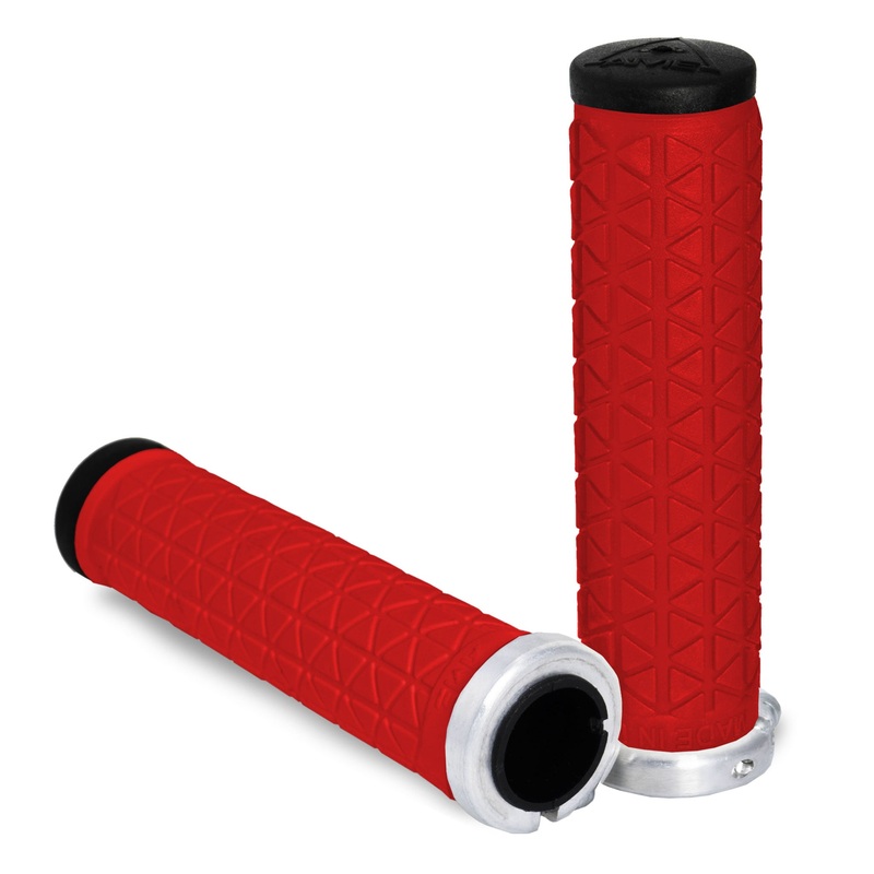 A’ME Tri Bike Grips – Red – Soft
