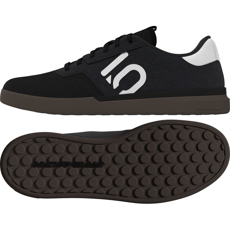 Five Ten Sleuth Canvas Flat Shoes – Mens Core BLK/Core BLK/FTWR White 14
