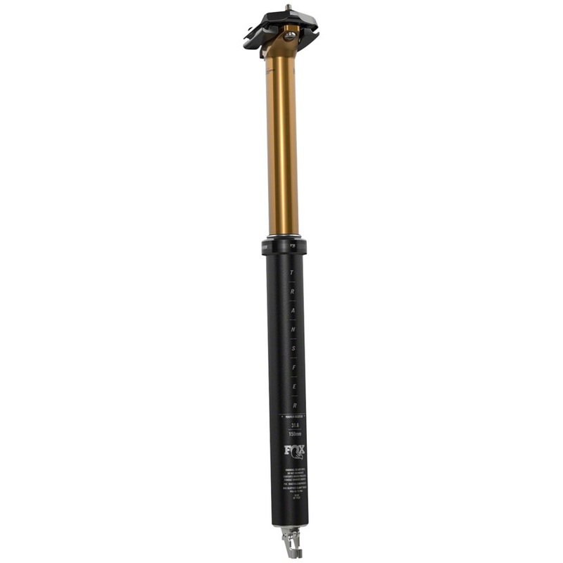 FOX Transfer Factory Dropper Seatpost – 34.9 mm, 150 mm, Internal Routing, Kashima Coat