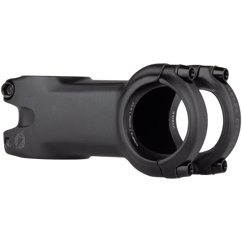 Salsa Guide Trail Stem- 70mm, 35.0 Clamp, 0 Degree, 1 1/8″, Aluminum, Black