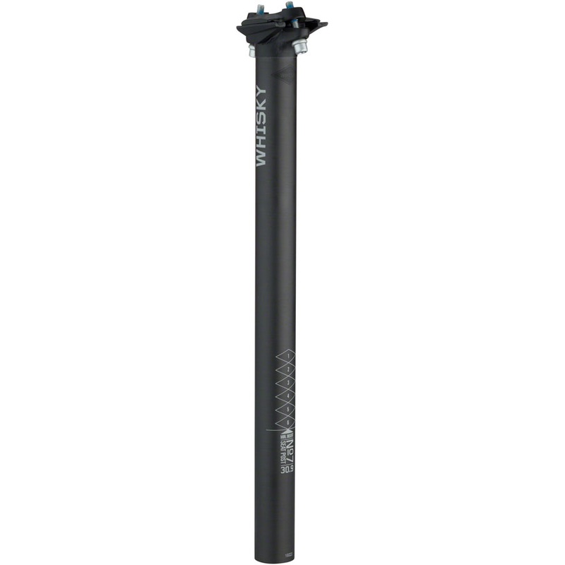 WHISKY No.7 Carbon Seatpost – 30.9 x 400mm, 0mm Offset, Matte Carbon