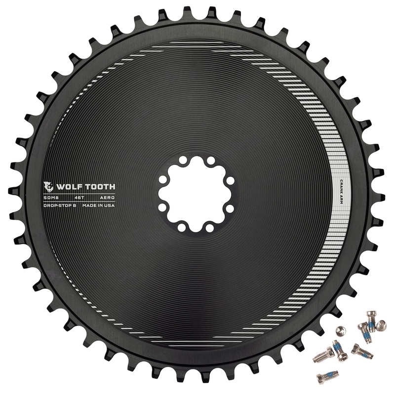 Wolf Tooth Aero Direct Mount 52t Chainring for SRAM 8-Bolt Gravel / Road Cranks