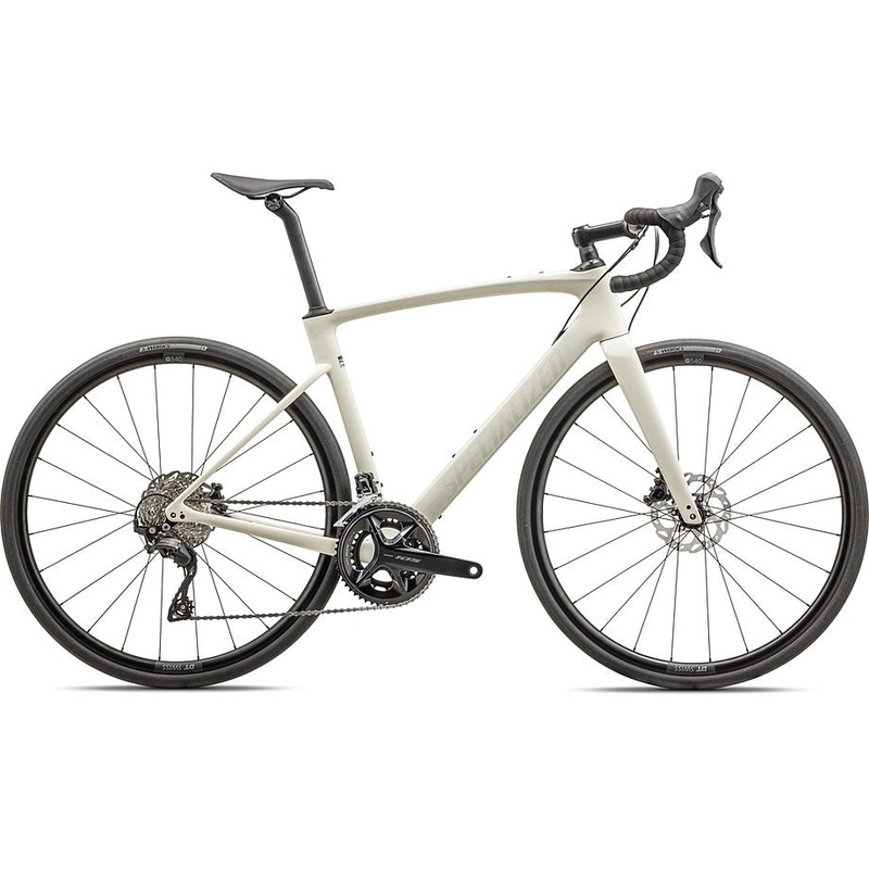2025 Specialized roubaix sport 105 bike gloss birch/white mountains/abalone  61