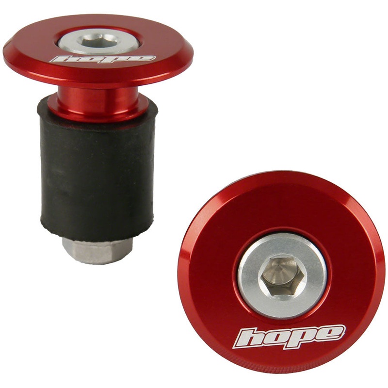 Hope Grip Doctor Bar End Plugs Red