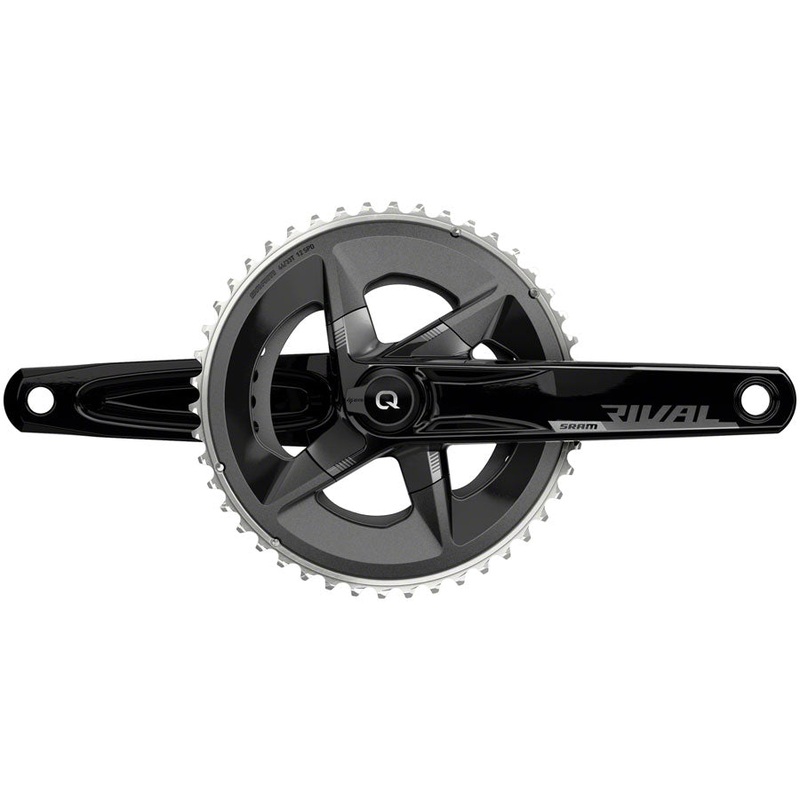 SRAM Rival AXS Crankset Quarq Power Meter – 170mm 12-Speed 46/33t Yaw 107 BCD DUB Spindle Interface BLK D1