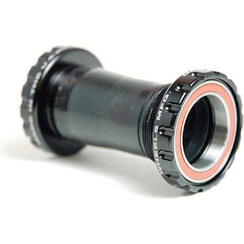 Wheels Manufacturing BSA 30 Bottom Bracket – English (BSA) Frame Interface ABEC-5 Angular Contact Bearings For 30mm Spindle Black