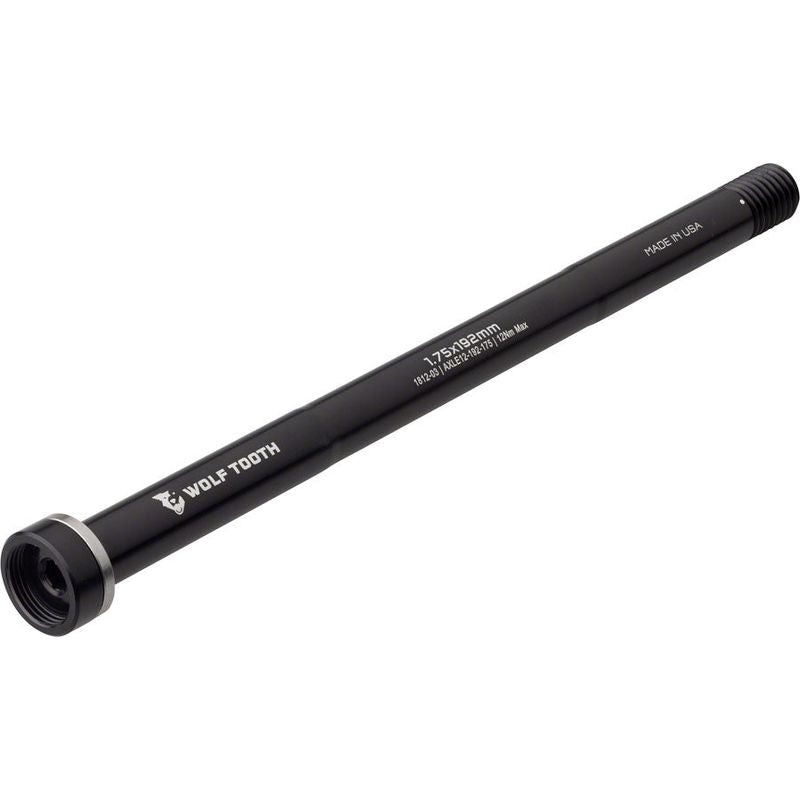 Wolf Tooth Rear Thru Axle – M12 1.75 x 192mm Black