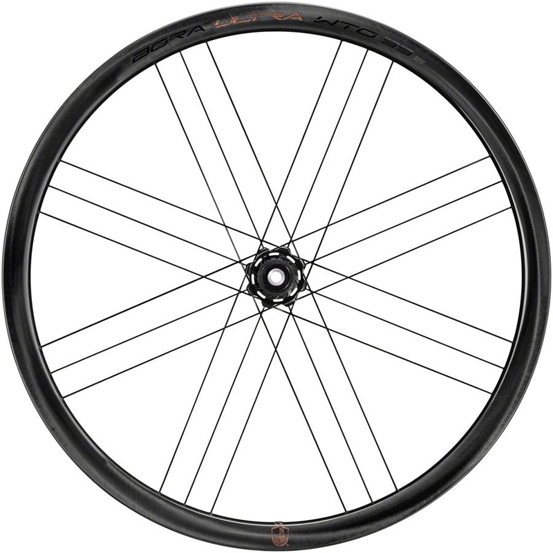Campagnolo Bora Ultra WTO 33 Front Wheel – 700c, 12 x 100mm, Center-Lock, 2-Way Fit, Gray