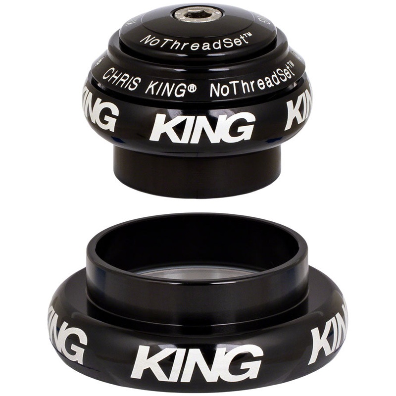 Chris King NoThreadset Headset – 1.5″ Tapered, 34/44, Black