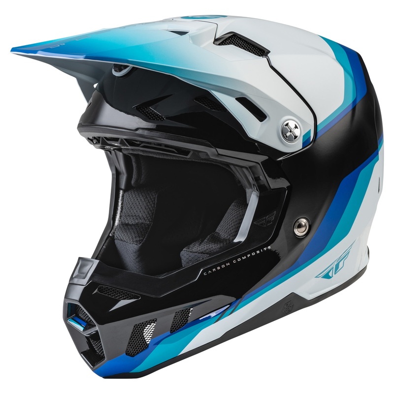 Fly Racing Formula CC Driver BMX Race Helmet-Black/Blue/White