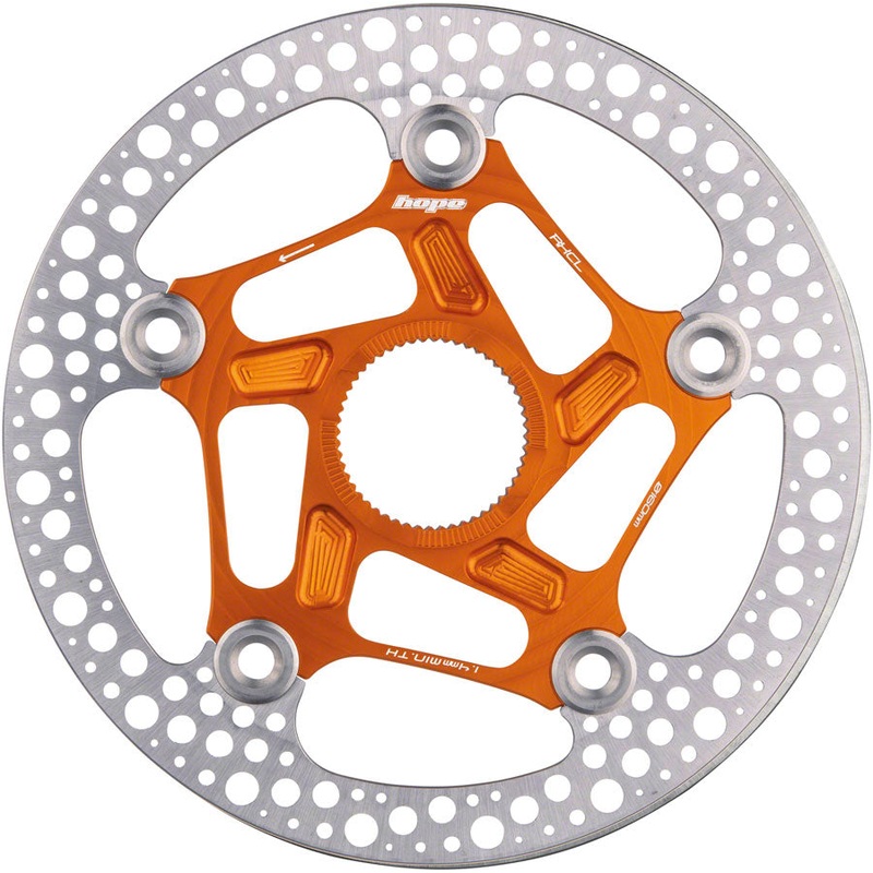 Hope RX Disc Rotor – 160mm Center-Lock Orange